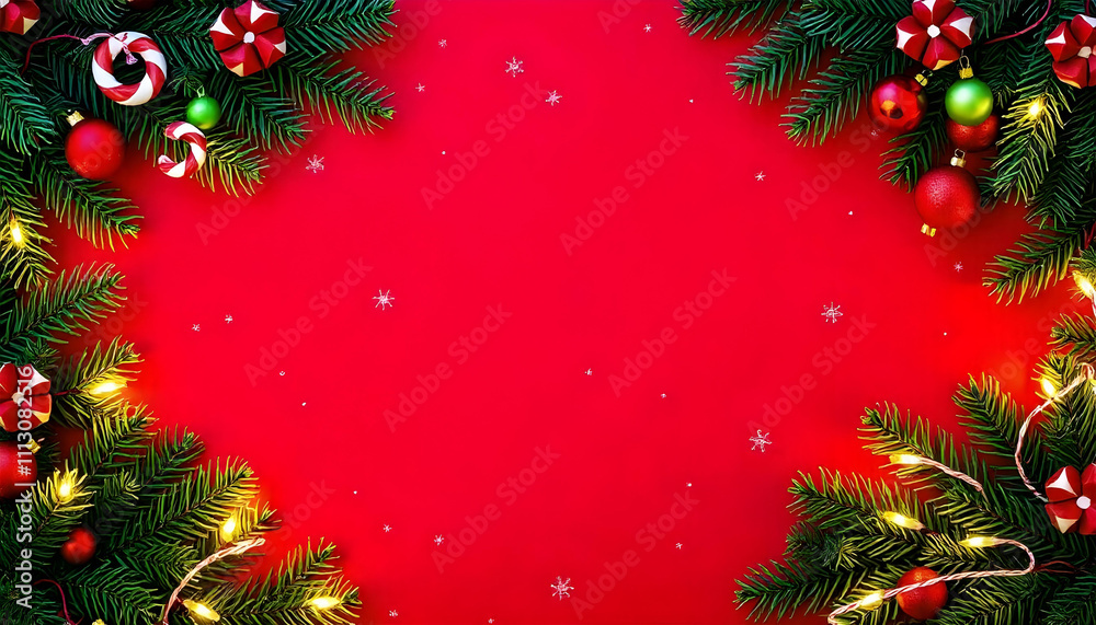 Red Background Christmas decorative xmas sale social media Red Background Christmas decorative xmas sale social media