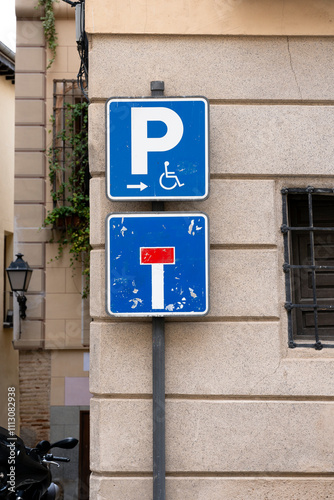 Accessible Parking and Dead-End Street Signs