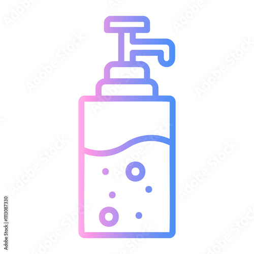 shampoo Line Gradient Icon