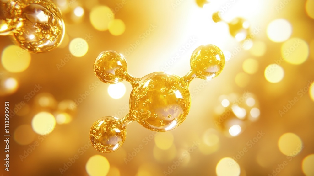 A close-up of a molecular structure set against a glowing background, symbolizing science. A close-up of a molecular structure set against a glowing background, symbolizing science.