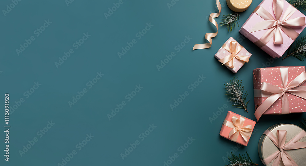 Obraz premium 생일 선물 크리스마스 기프트 선물 행사 이벤트 세일 할인