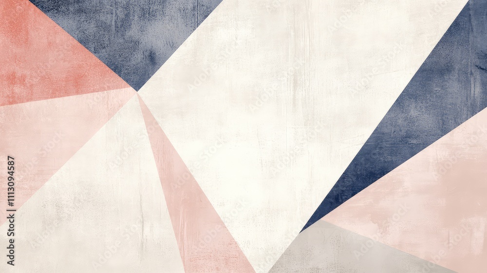 Abstract Geometric Pattern in Soft Pastel Colors and Textures Abstract Geometric Pattern in Soft Pastel Colors and Textures