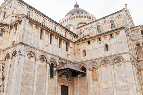 pisa cathedral in tuscany, italy photo