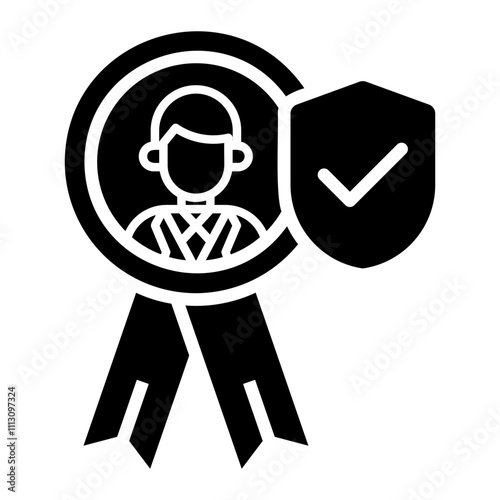 trustworthy Solid icon