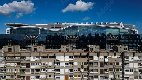 Modern vs. Traditional Architecture in Belgrade photo