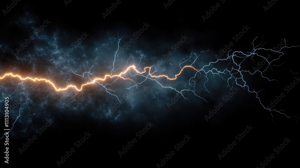 A dramatic depiction of lightning bolts in a dark atmosphere, showcasing energy and power. A dramatic depiction of lightning bolts in a dark atmosphere, showcasing energy and power.