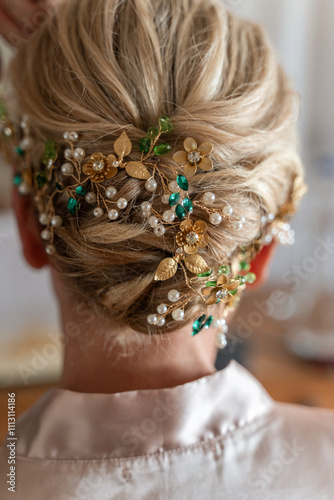 Special hairstyle for wedding