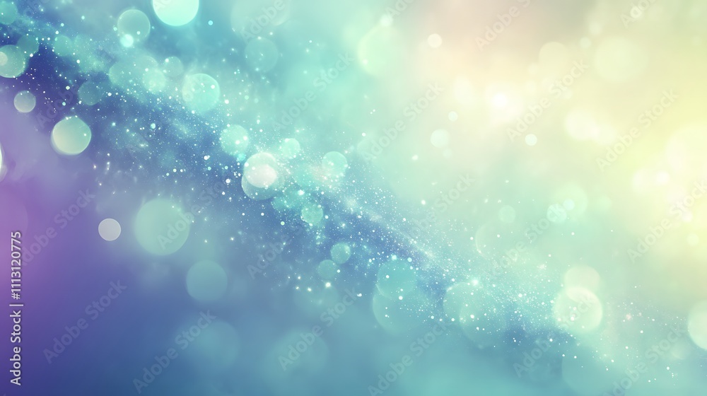 Abstract Pastel Bokeh Background With Sparkling Lights Abstract Pastel Bokeh Background With Sparkling Lights