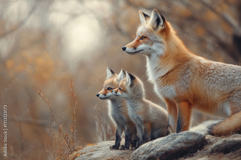 red fox cub red fox cub