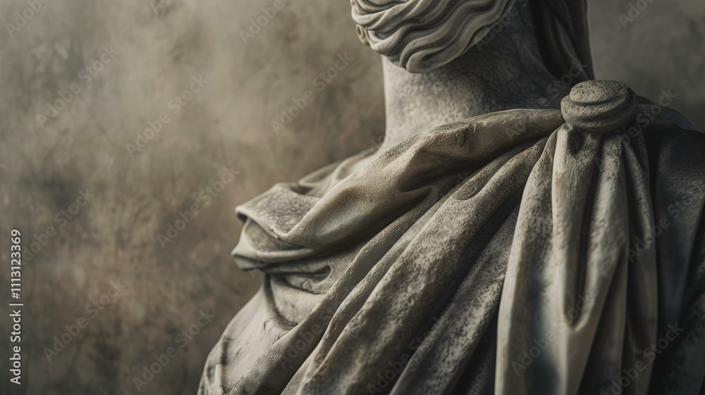 Hyperrealistic close-up of the weight and majesty of ancient marble sculptures
Hyperrealistic close-up of the weight and majesty of ancient marble sculptures
