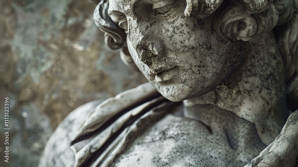 Hyperrealistic close-up of the weight and majesty of ancient marble sculptures
Hyperrealistic close-up of the weight and majesty of ancient marble sculptures