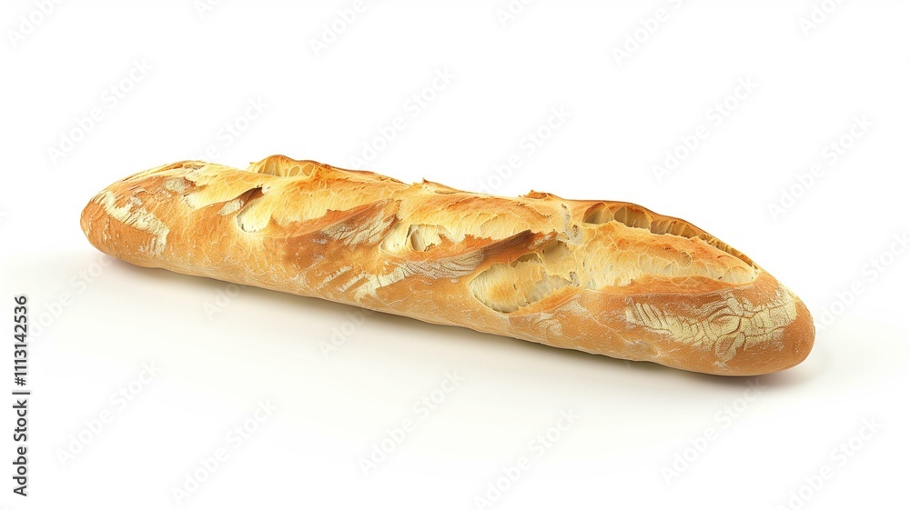 Realistic photo of freshly baked bread loaf and baguette
Realistic photo of freshly baked bread loaf and baguette