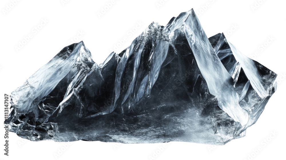 Obraz premium Icebergs transparent background