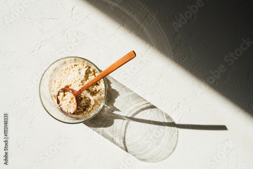 Vegan protein powder photo