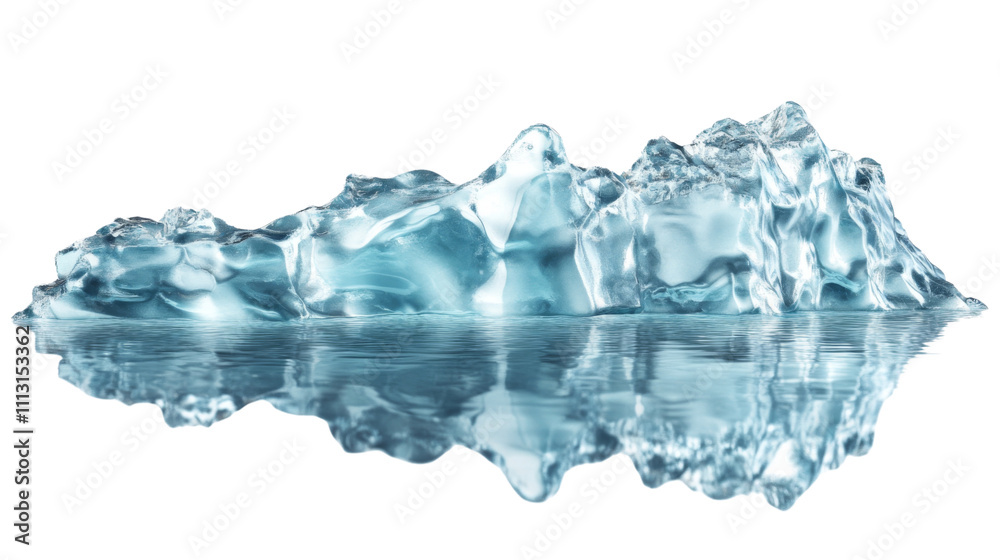 Icebergs transparent background