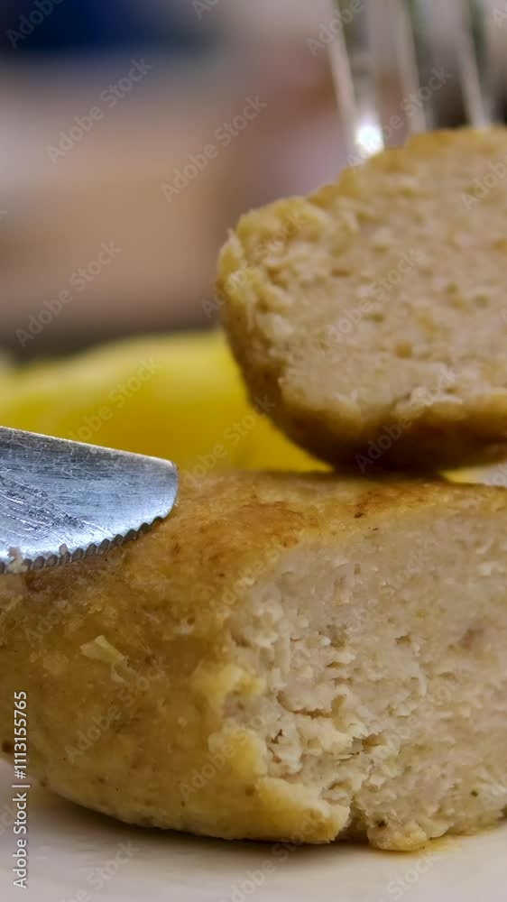 cut the cutlet Knife eating cut open pork cutlet cheese deep fry tonkatsu cheese japanese food cut the cutlet Knife eating cut open pork cutlet cheese deep fry tonkatsu cheese japanese food