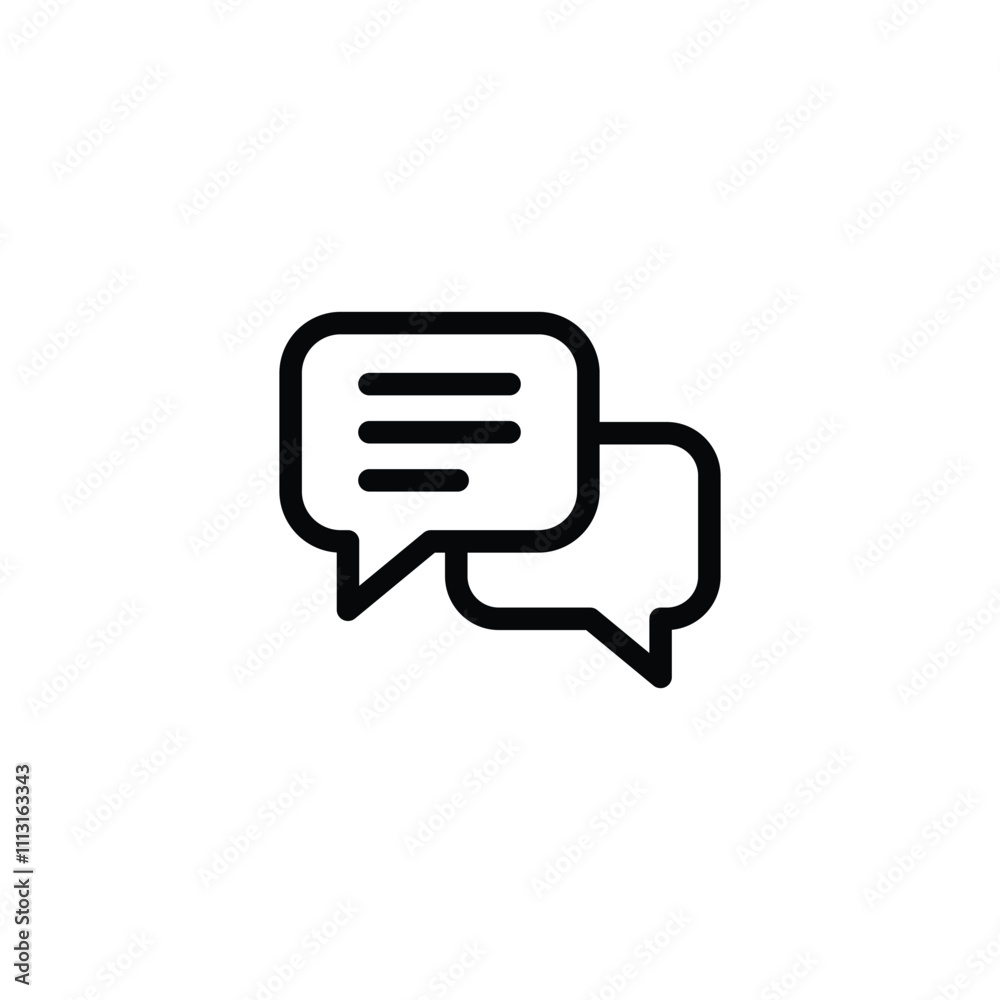 Chat Bubble Icon. chat icons set. Speech bubble, message symbol vector Chat Bubble Icon. chat icons set. Speech bubble, message symbol vector