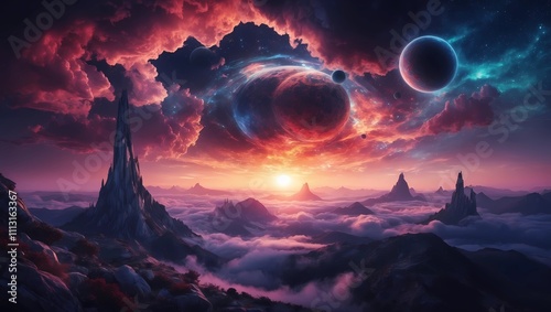 4k illustration immersive wallpaper background
