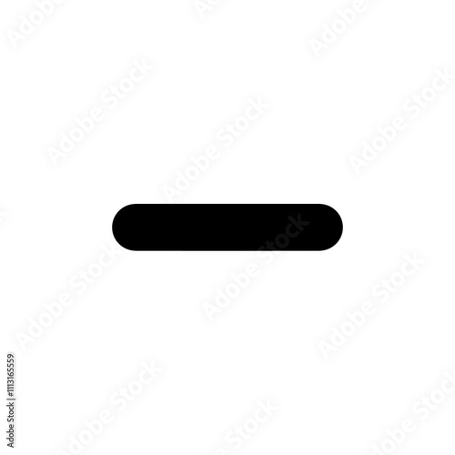 minus icon isolated on transparent background