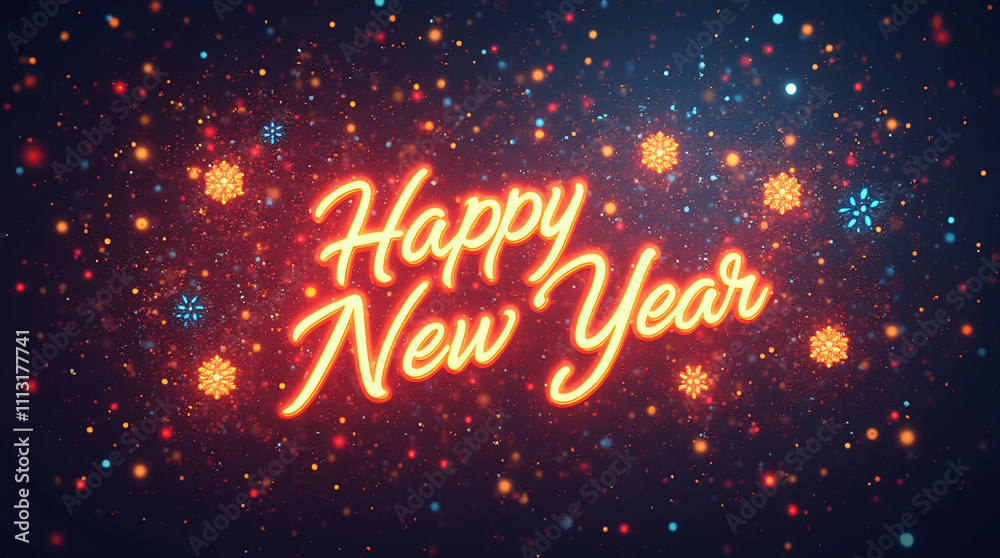 happy new year background banner, generative ai happy new year background banner, generative ai
