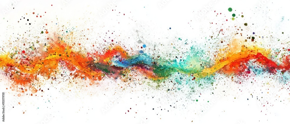 Obraz premium Colorful abstract splash representing creativity and energy.