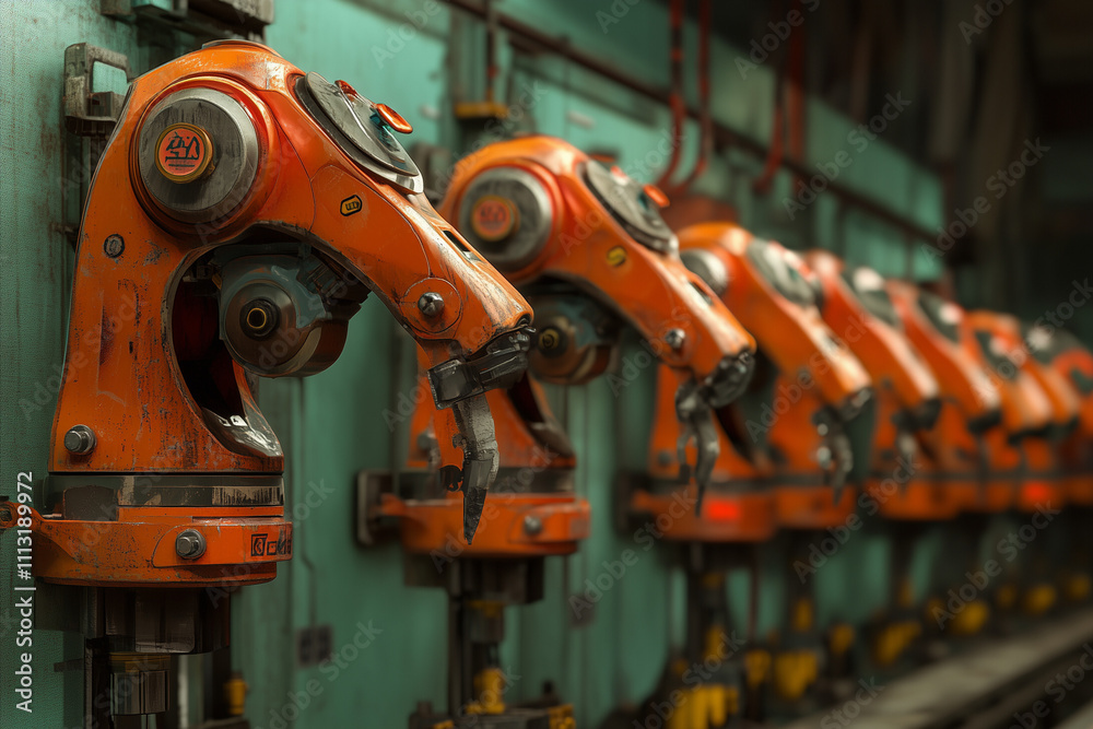 Industrial Precision: High-Tech Robotic Arms in Action Industrial Precision: High-Tech Robotic Arms in Action