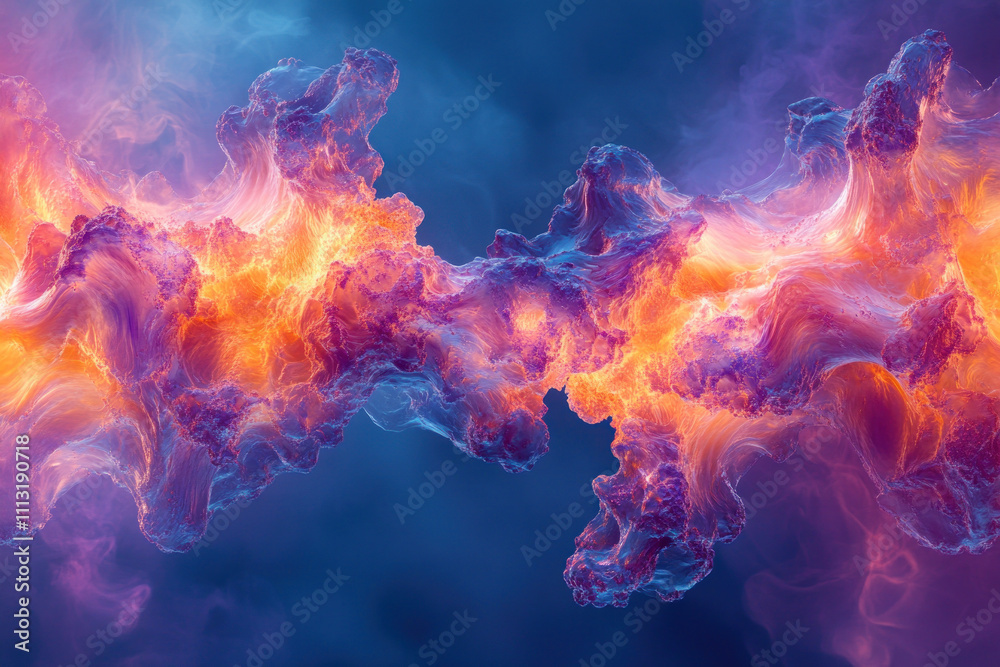 Colorful abstract background with swirling smoke patterns, creating a mesmerizing and dynamic visual effect. Colorful abstract background with swirling smoke patterns, creating a mesmerizing and dynamic visual effect.