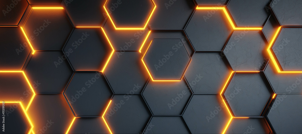 glowing hexagon shaped wall background 56 glowing hexagon shaped wall background 56