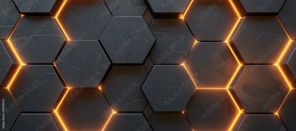 glowing hexagon shaped wall background 54 glowing hexagon shaped wall background 54