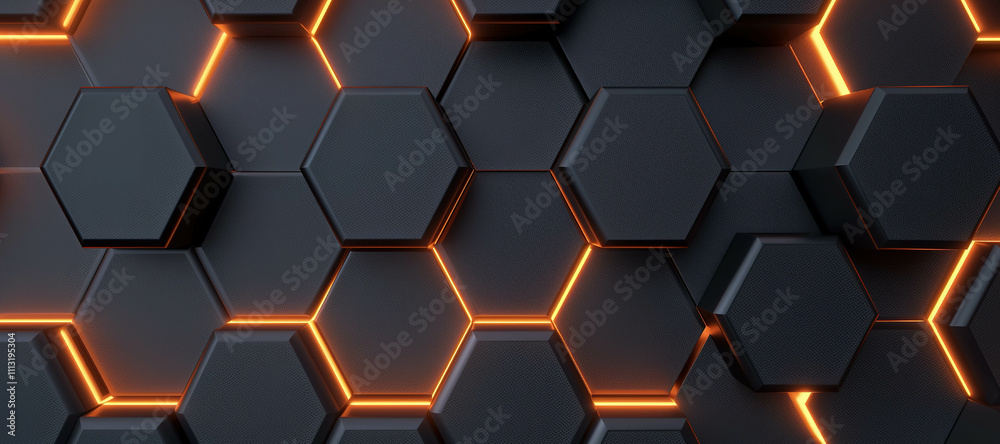 glowing hexagon shaped wall background 44 glowing hexagon shaped wall background 44