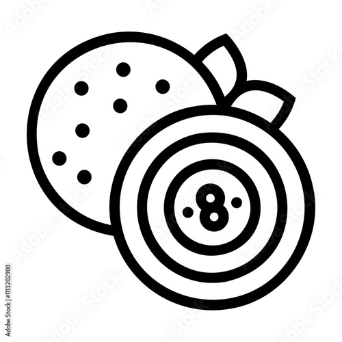 arancini Line Icon