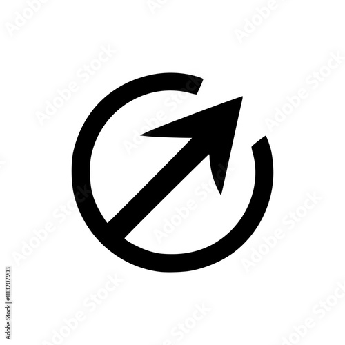 Free Download letter O with arrow logo vector illustration template design - GFXLoad