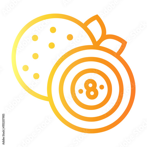 arancini Line Gradient Icon