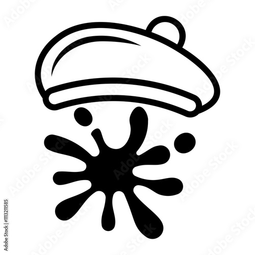 beret Line Icon