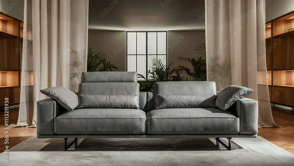 Fototapeta premium modern living room with sofa