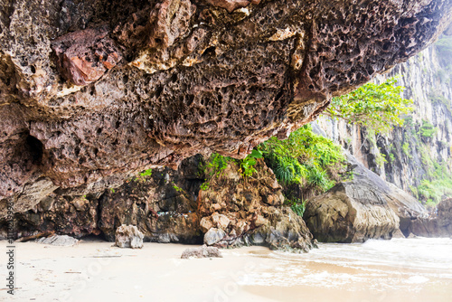 Rock at Yong Ling Beach in Trang Thailand