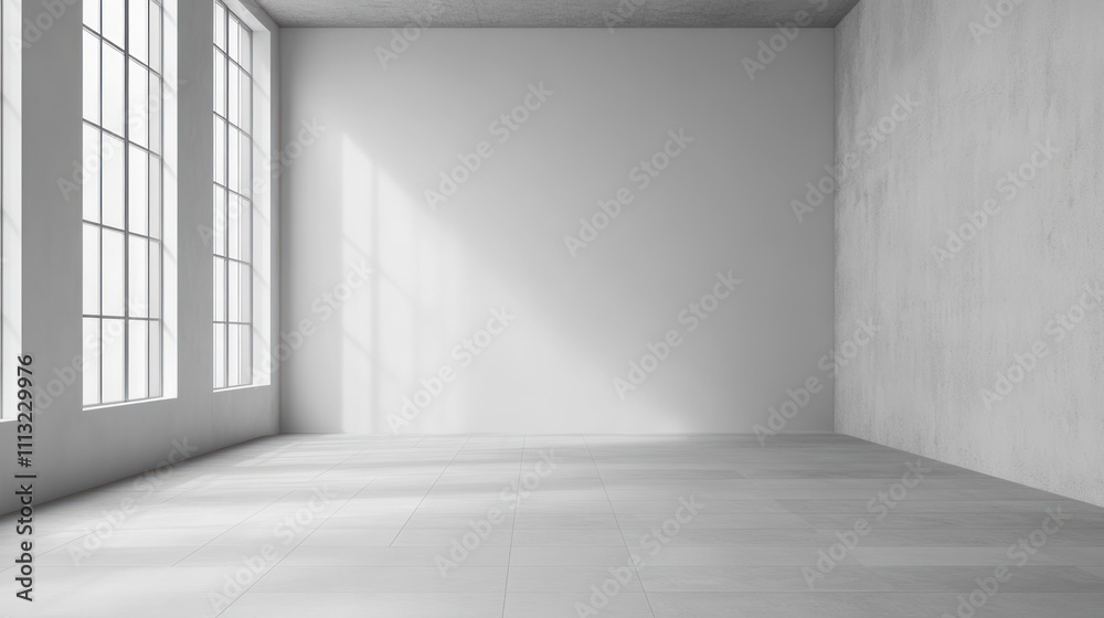 Fototapeta premium Clean Aesthetic Background Light Gray Tone Faded Checkered Pattern Symbolizes Organization