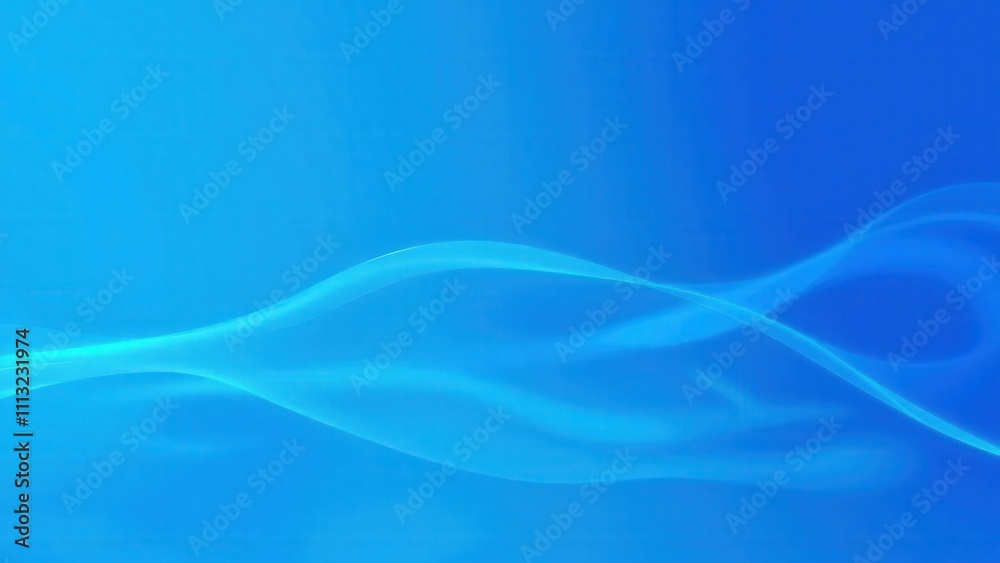 Obraz premium Elegant Blue Waves Abstract Background for Modern Web Design, Technology, and Creative Projects