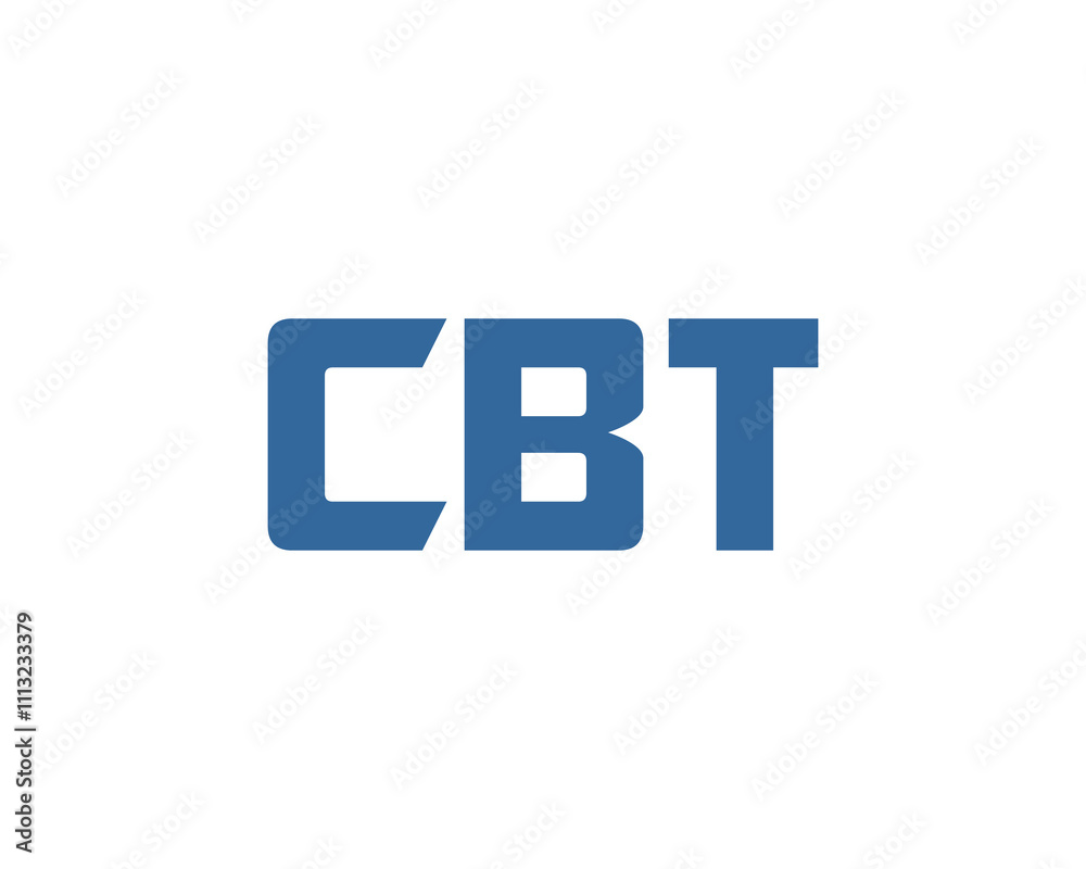 Fototapeta premium CBT Logo design vector template. CBT