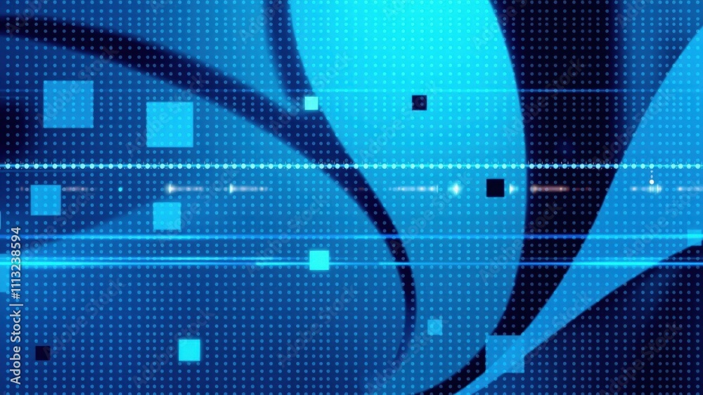 Fototapeta premium Abstract Blue Digital Wave Pattern Background for Modern Web Design, Technology, and Creative Projects
