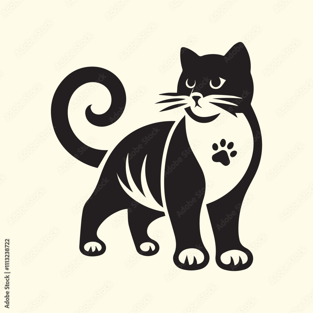 cat silhouette vector, cat logo silhouette vector. cat silhouette vector, cat logo silhouette vector.