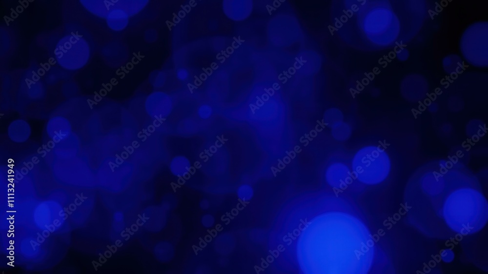 Enchanting Blue Bokeh Background: Perfect for Digital Art, Web Design, and Creative Projects