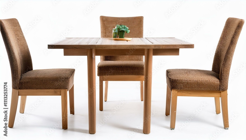Dinning furniture set chair table room on isolated white background Dinning furniture set chair table room on isolated white background