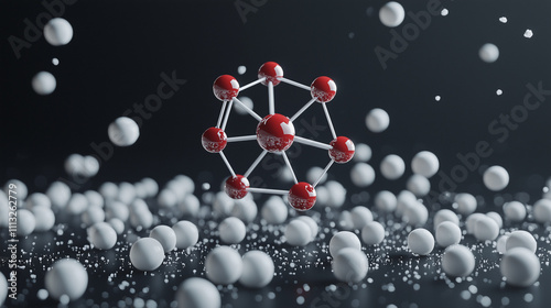 Molecular Structure: Red an...