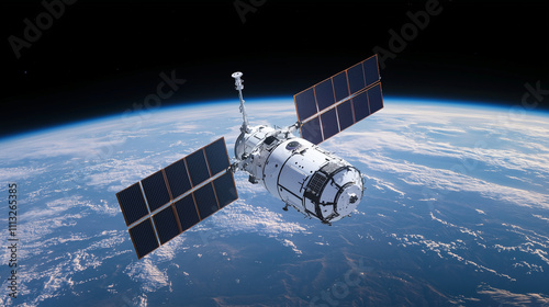Spacecraft Orbiting Earth: ...
