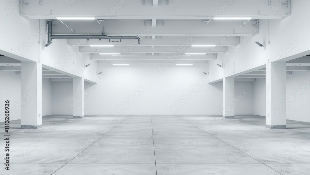 Spacious Modern Warehouse with High Ceilings and Bright Lighting, Perfect for Business Storage or Industrial Use Spacious Modern Warehouse with High Ceilings and Bright Lighting, Perfect for Business Storage or Industrial Use