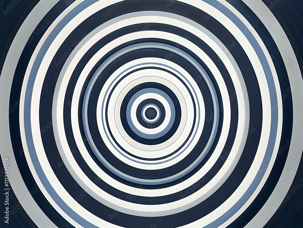 Visually captivating concentric circle pattern with vibrant colors and symmetrical design. Visually captivating concentric circle pattern with vibrant colors and symmetrical design.