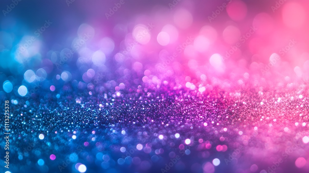 Abstract Glittering Background With Blue Pink Hues Abstract Glittering Background With Blue Pink Hues