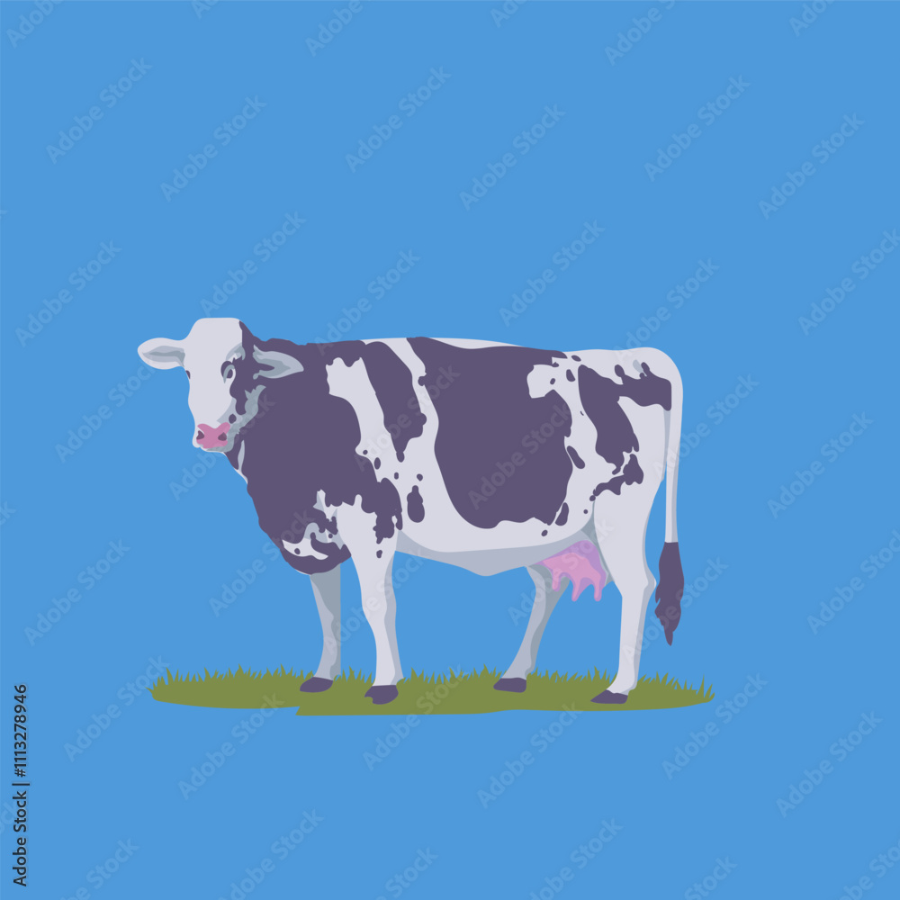 Cow, cattle hand drawn icon character mascot vector illustration. Realistic sketch drawing style poultry farm animal collection. Cow, cattle hand drawn icon character mascot vector illustration. Realistic sketch drawing style poultry farm animal collection.