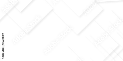 Modern White wavy background. White paper cut background with 3D style and gradient white color. White background Elegant smooth, curving shapes for modern design, presentations layout